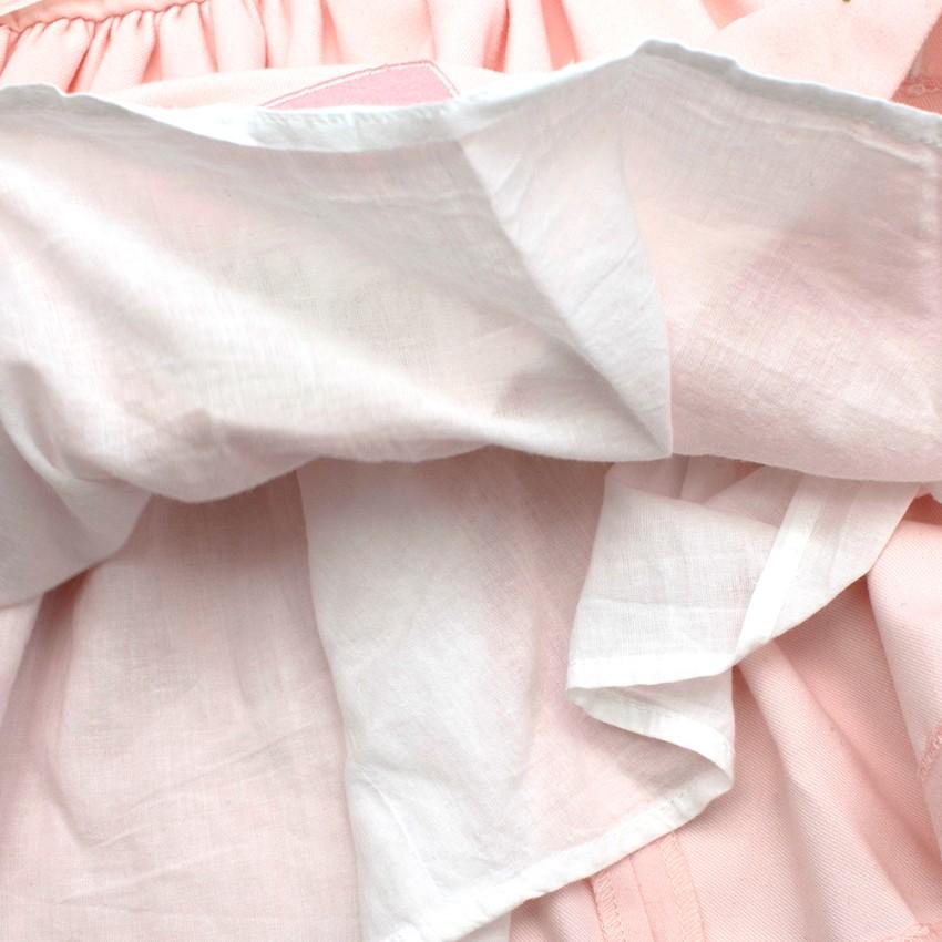 Mayoral Baby Pink House Embroidered Dress