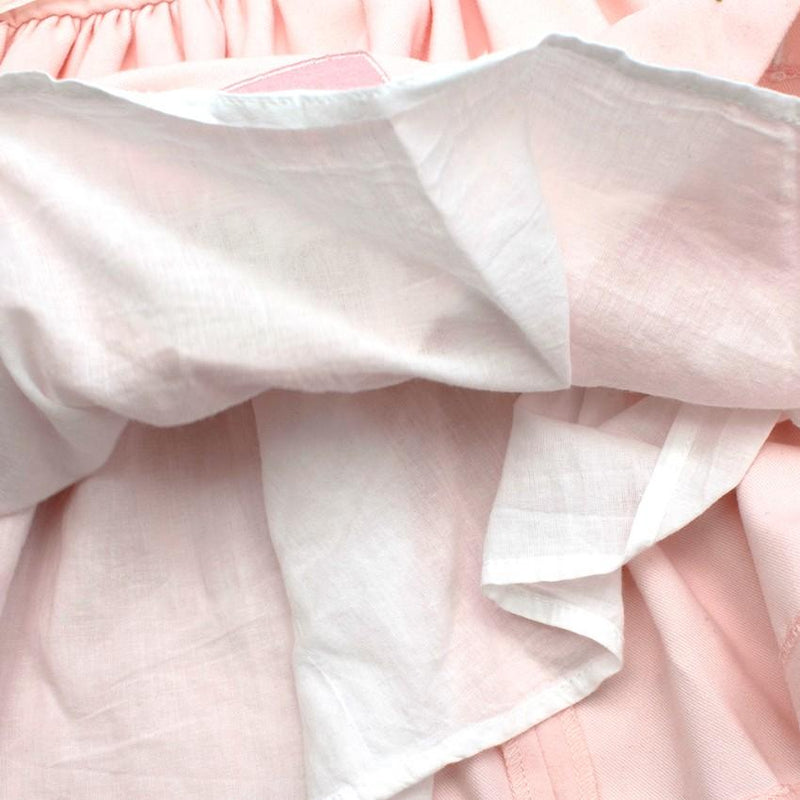 Mayoral Baby Pink House Embroidered Dress