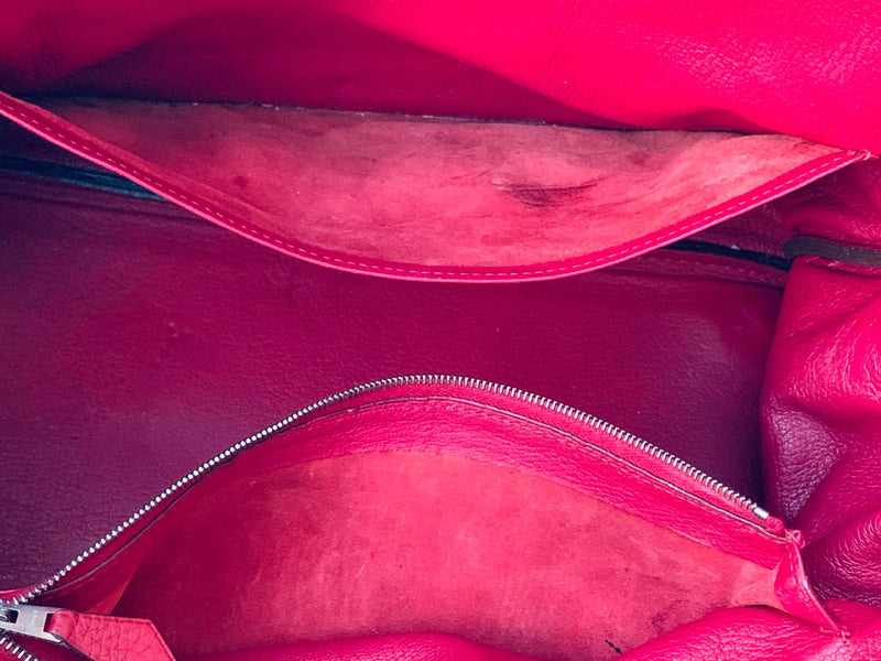 Red Togo Leather Birkin 35 PHW