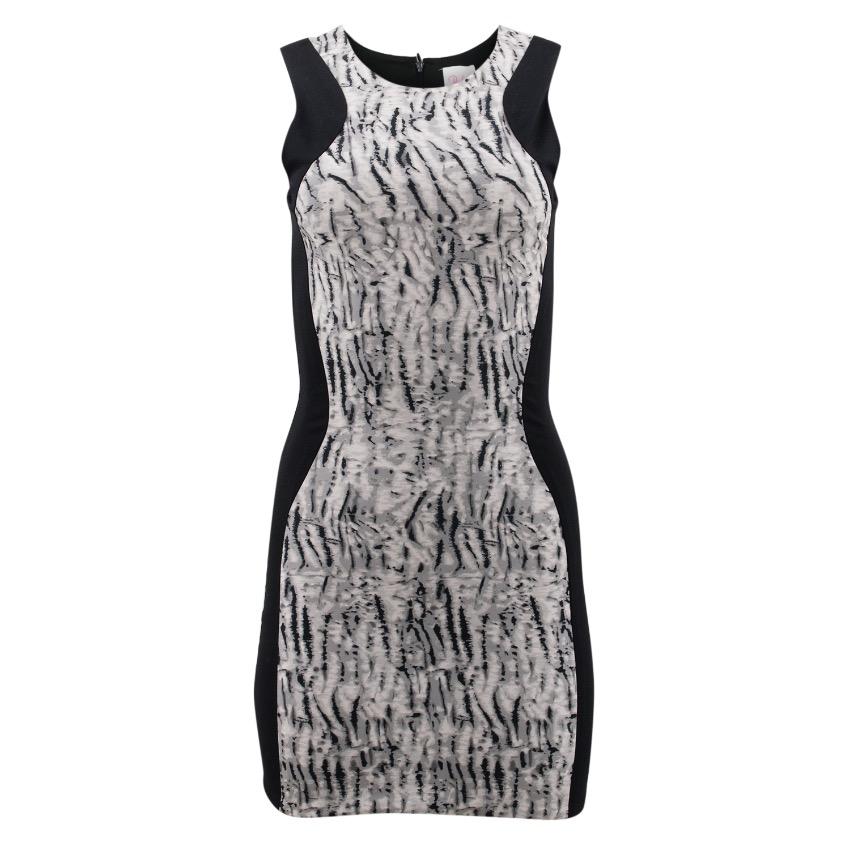 Parker Black Pattern Bodycon Dress