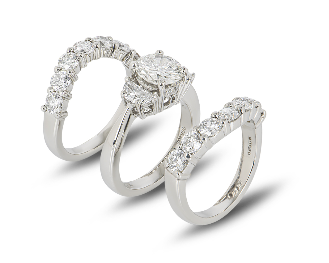 Platinum Diamond Bridal Set