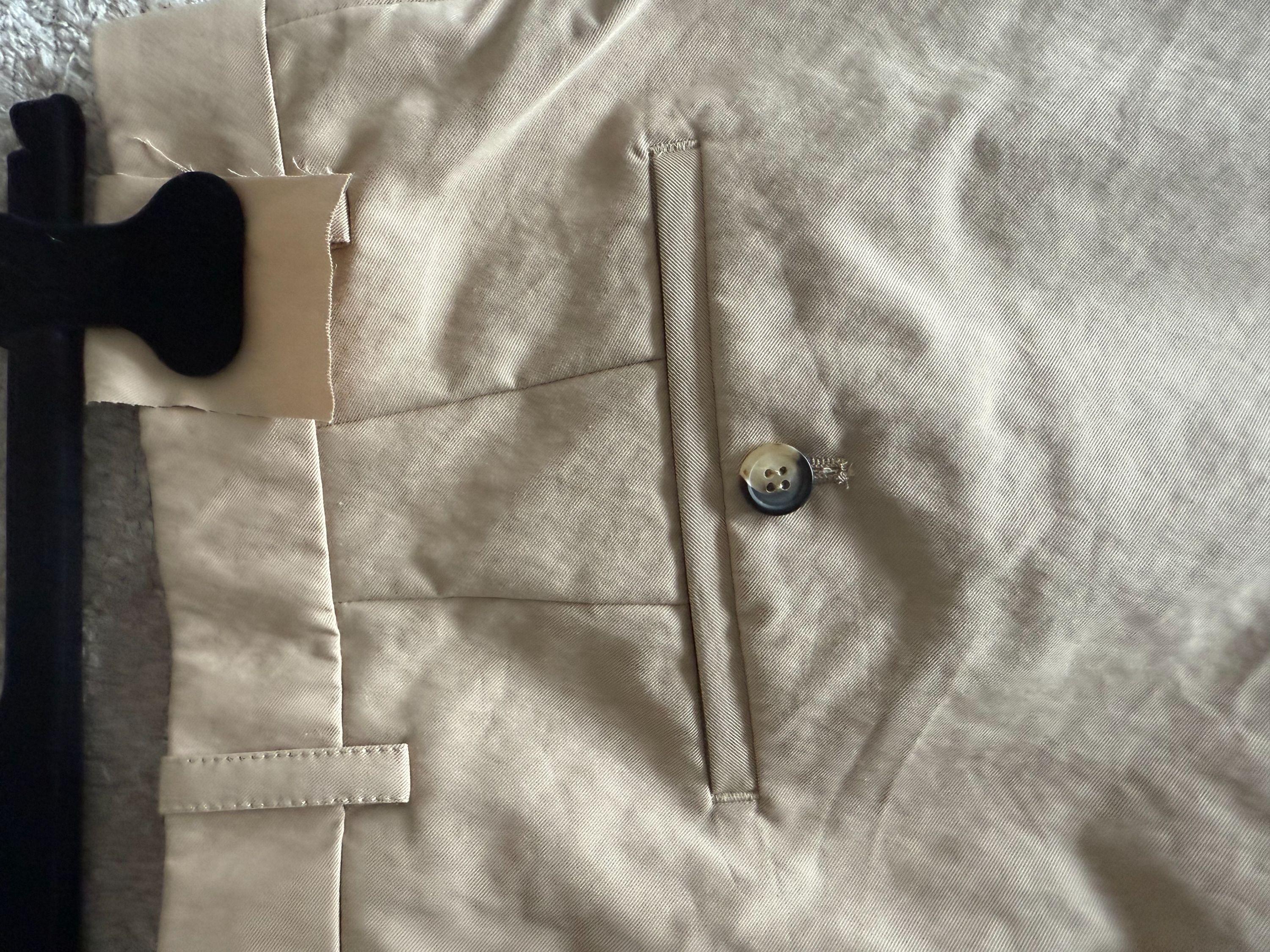 Wardrobe NYC Khaki Wide Chino Pants