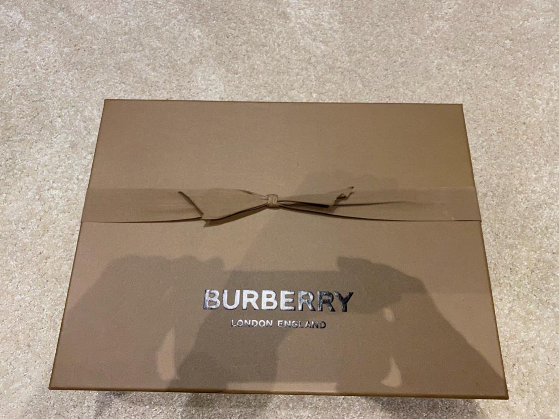 Burberry Orange & Archive Beige TB Monogram Cashmere Throw