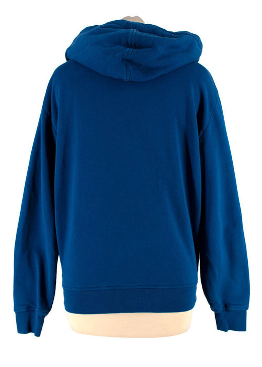 Saint Laurent Blue Zip Up Hoodie