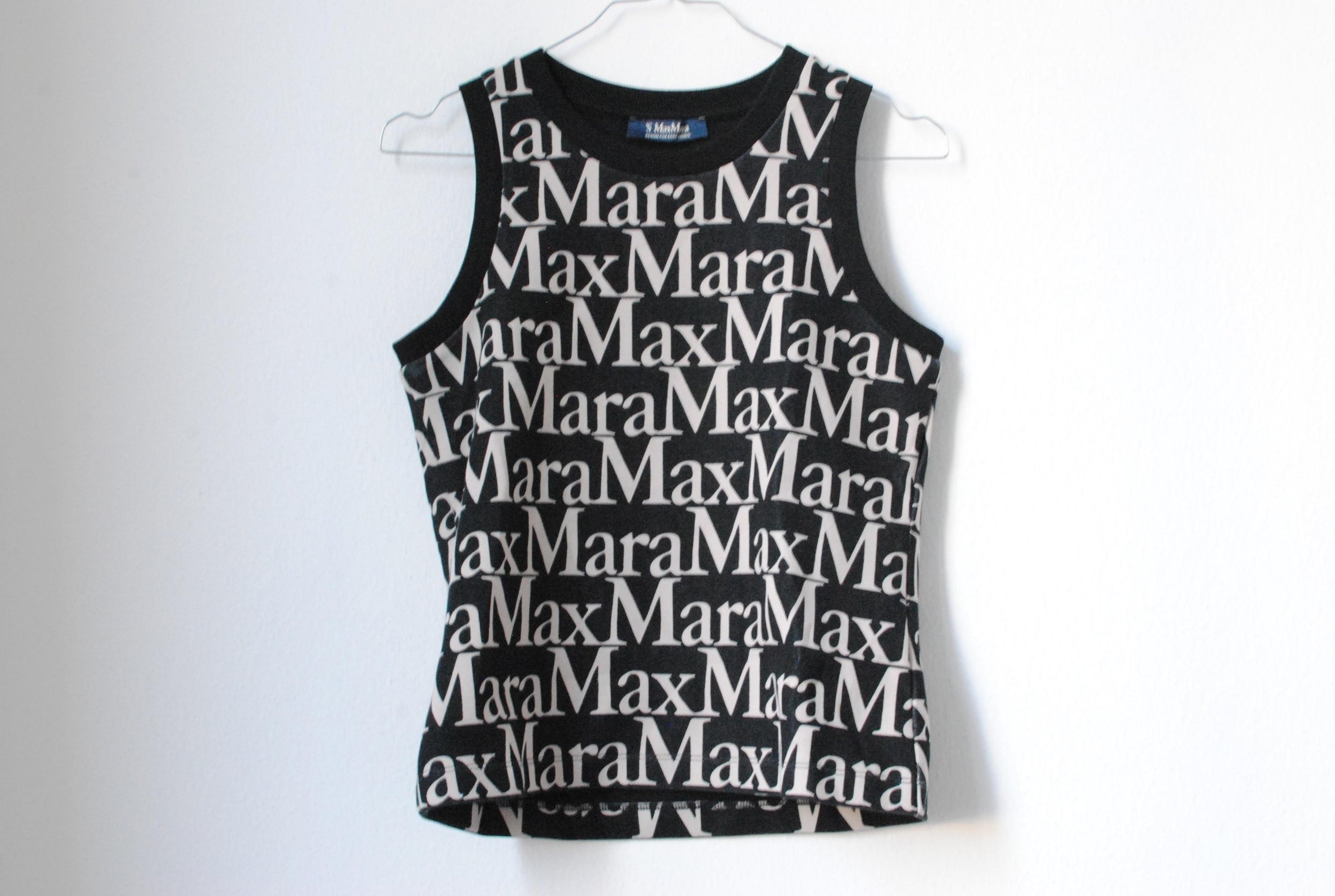 MaxMara Black Logo Top
