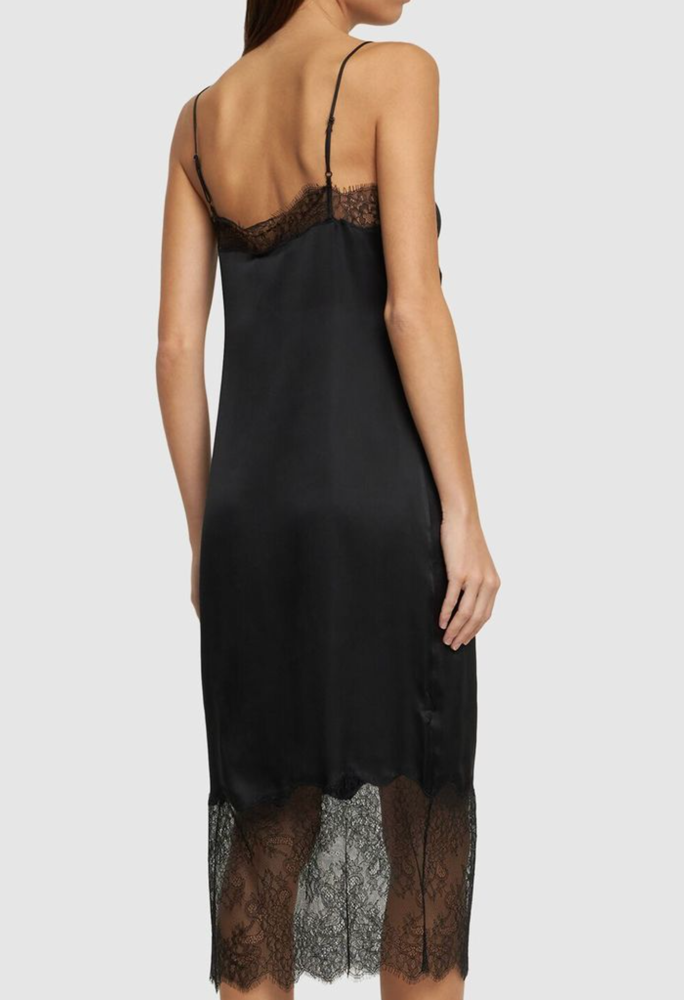 Anine Bing Amelie Silk Blend Midi Dress
