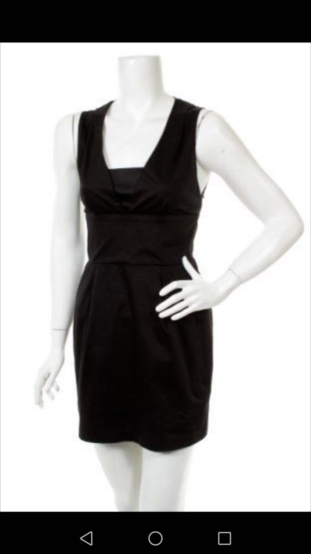 Pierre Balmain Black Mini Dress