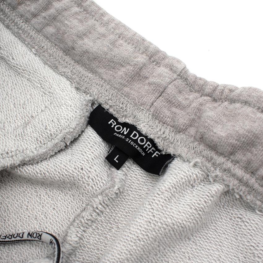 Ron Dorff Organic Cotton Grey Sweat Shorts