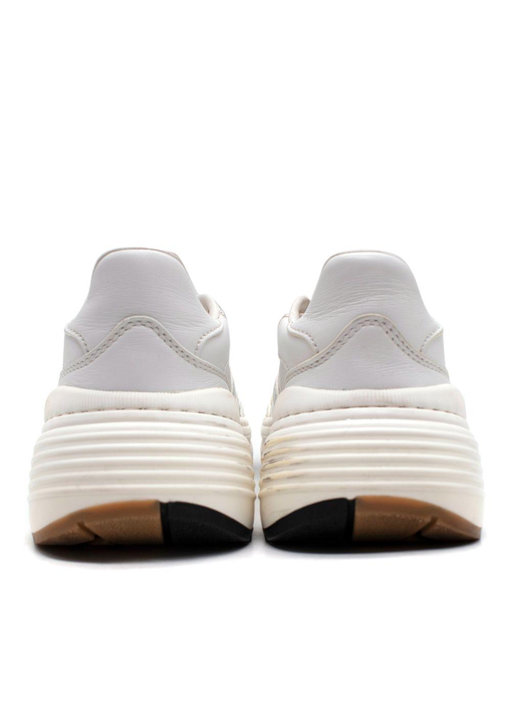 Bottega Veneta White Leather Speedster Trainers