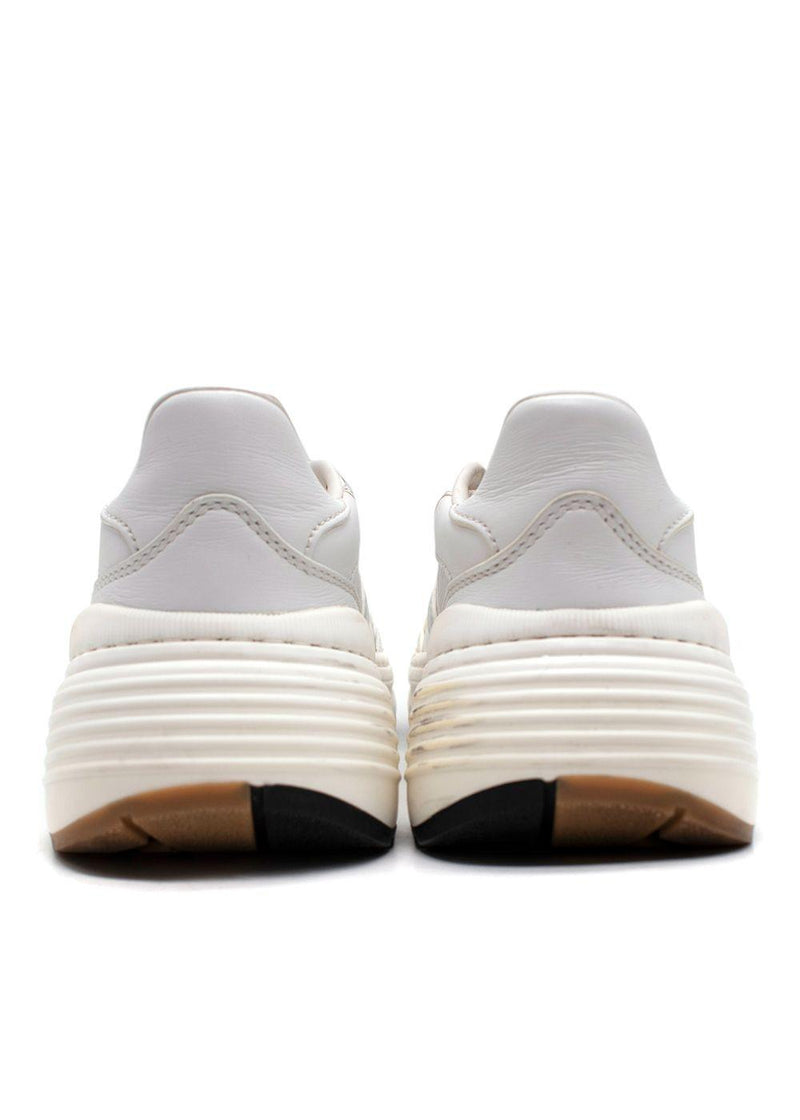 Bottega Veneta White Leather Speedster Trainers