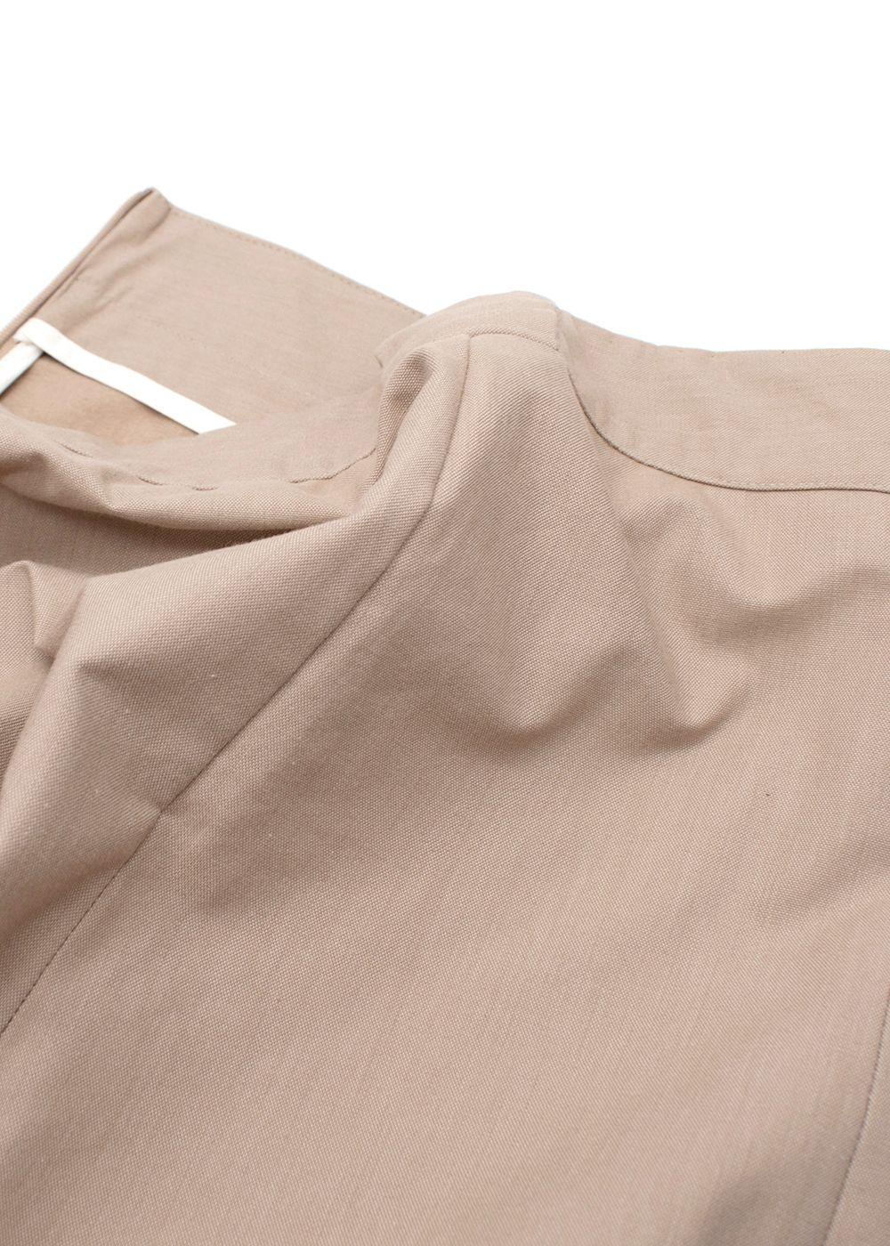 Caes Beige Midi Skirt
