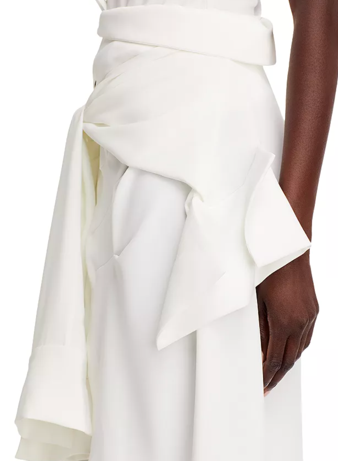 A.W.A.K.E. Mode Deconstructed Sleeve Belt Skirt