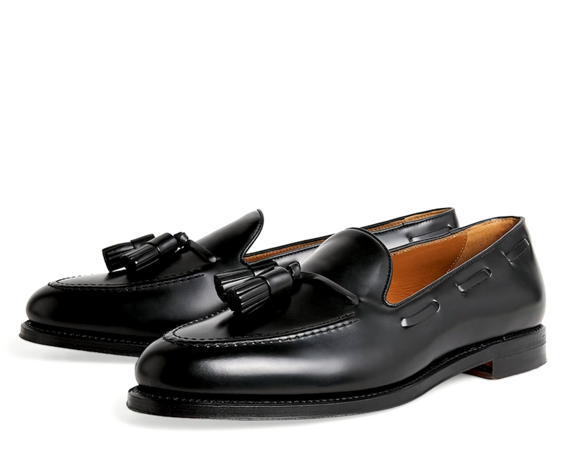 Leather Tasselled Maestra Loafers