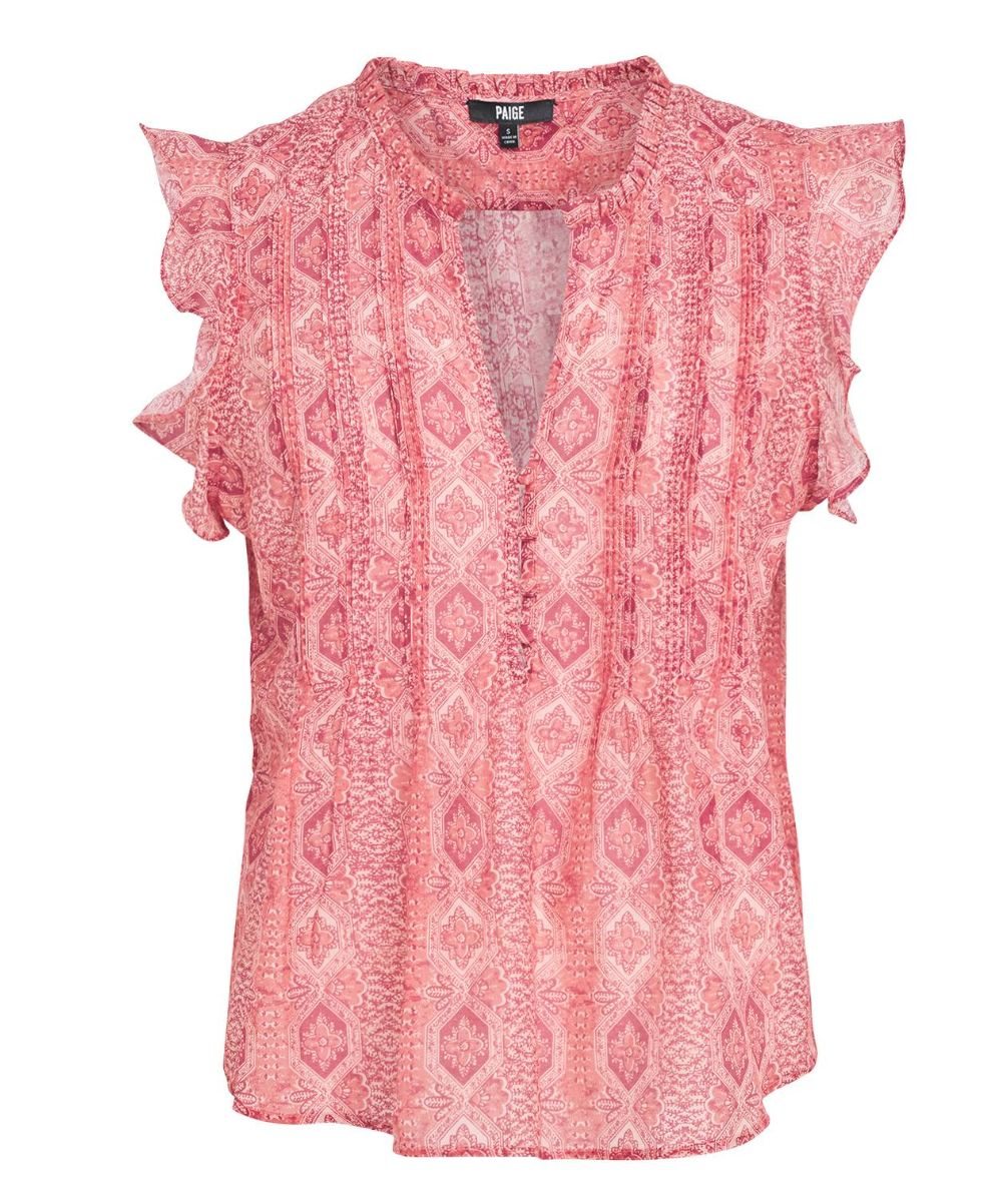 Paige Multi Paisley Print Idris Top