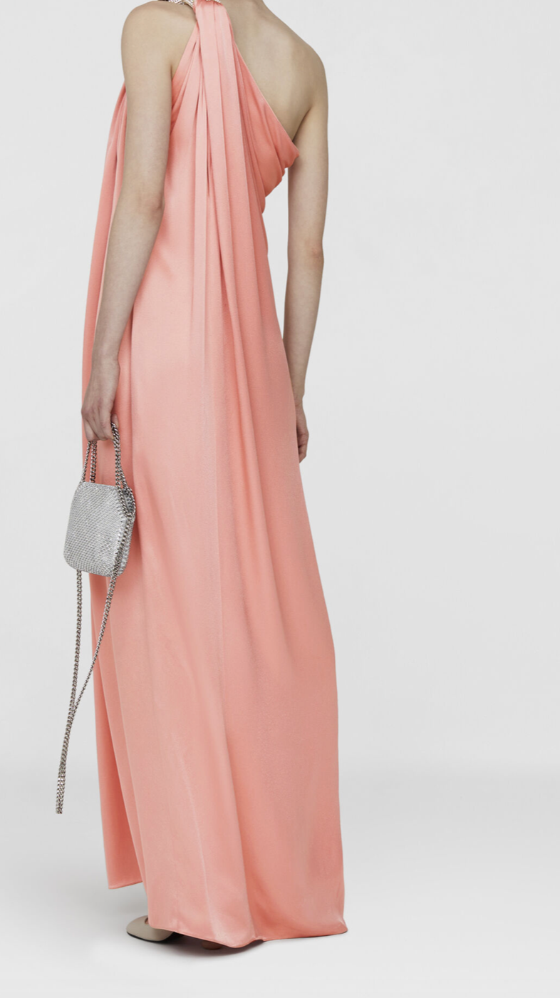 Stella McCartney One Shoulder Gown in Martini Pink