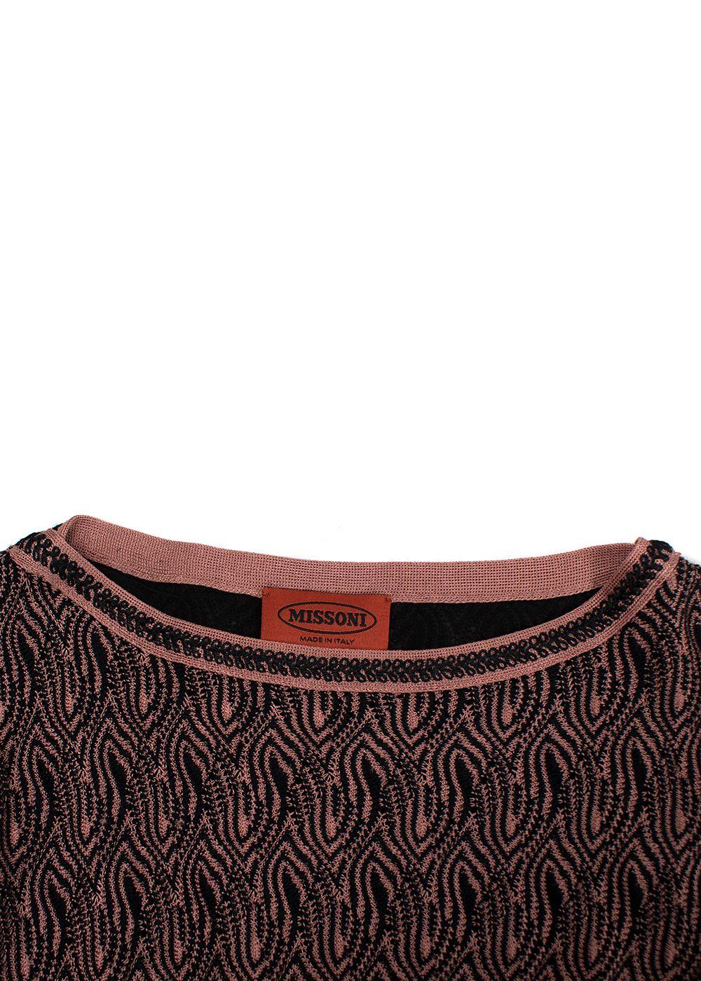 Missoni Patterned Knit Mini Dress