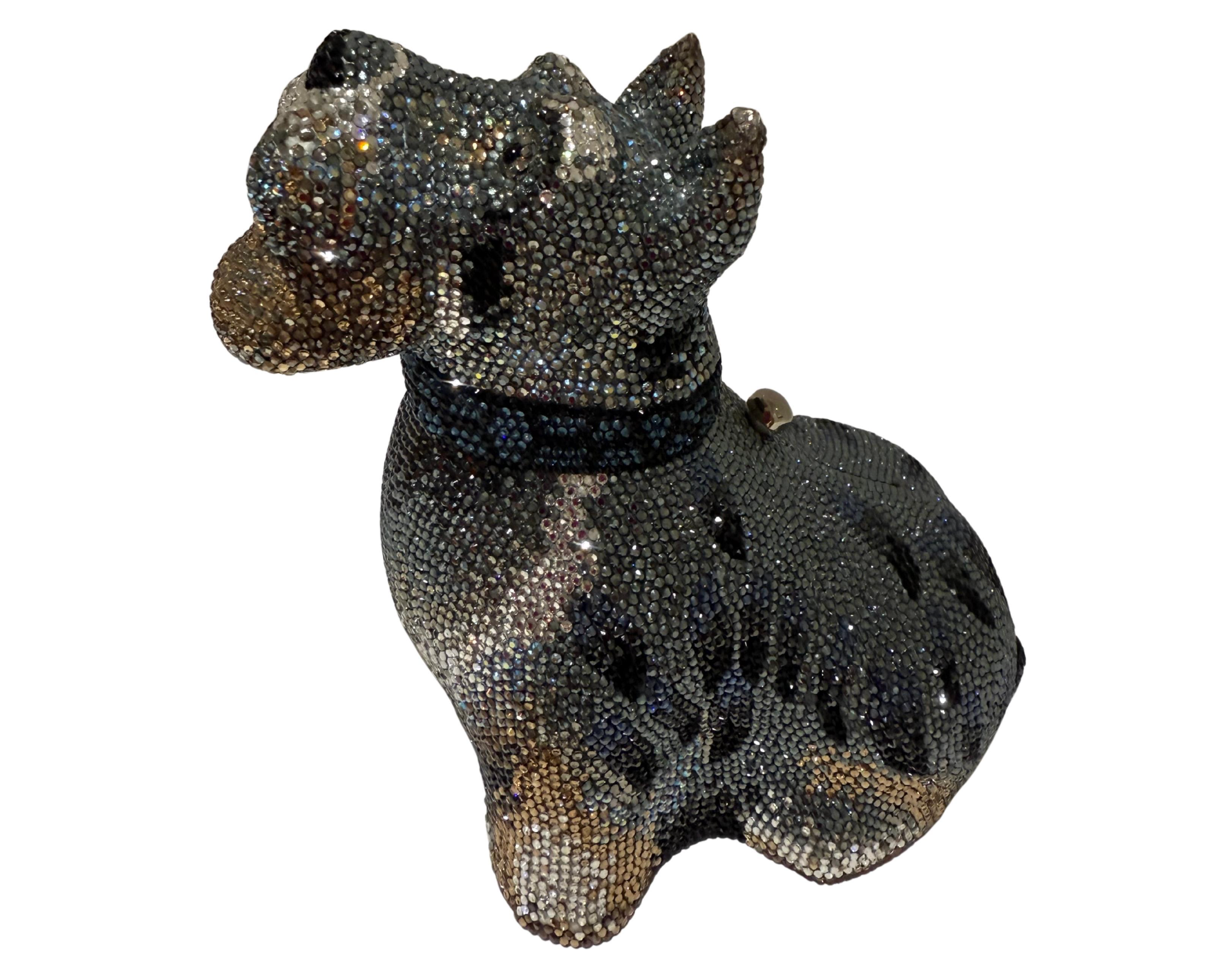 Judith Lieber Crystal Terrier Clutch