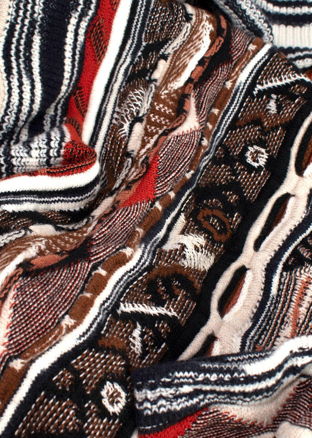 Missoni Intarsia Chunky Knit Cardigan
