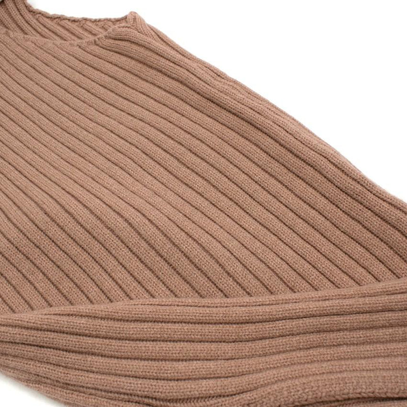 O'ahu Pink Ribbed Knit Tank Dress