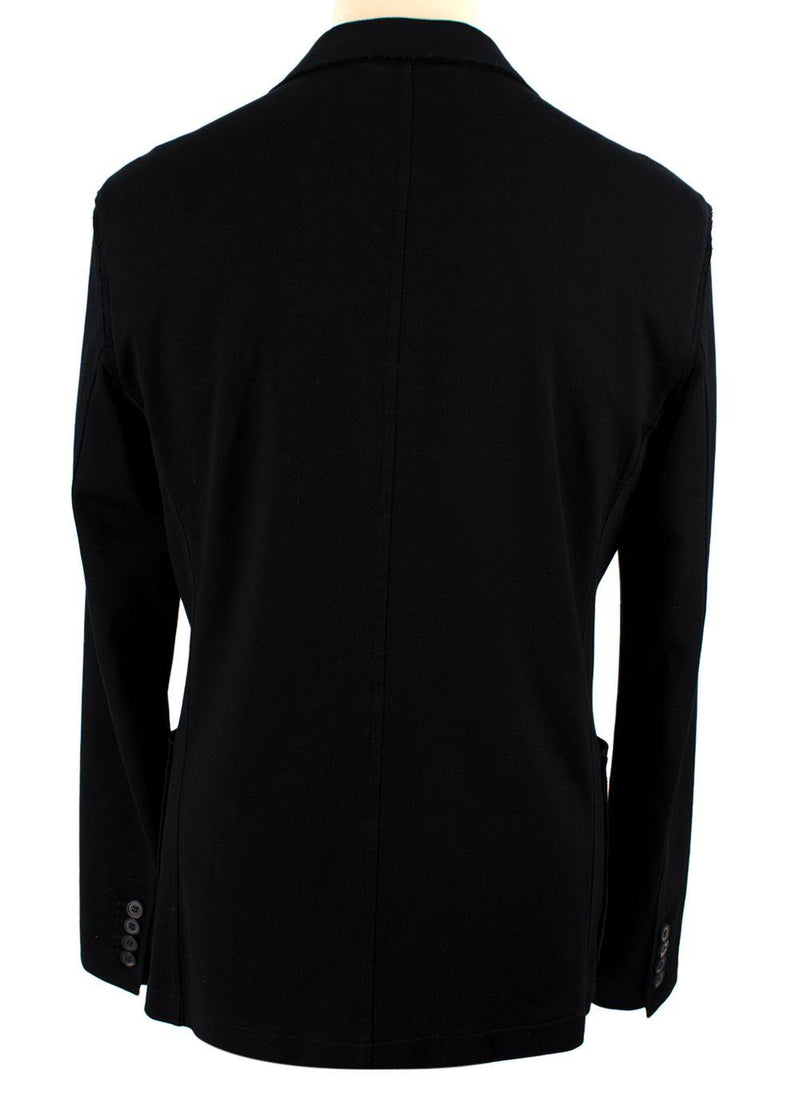 Lanvin Black Cotton Single-breasted Blazer