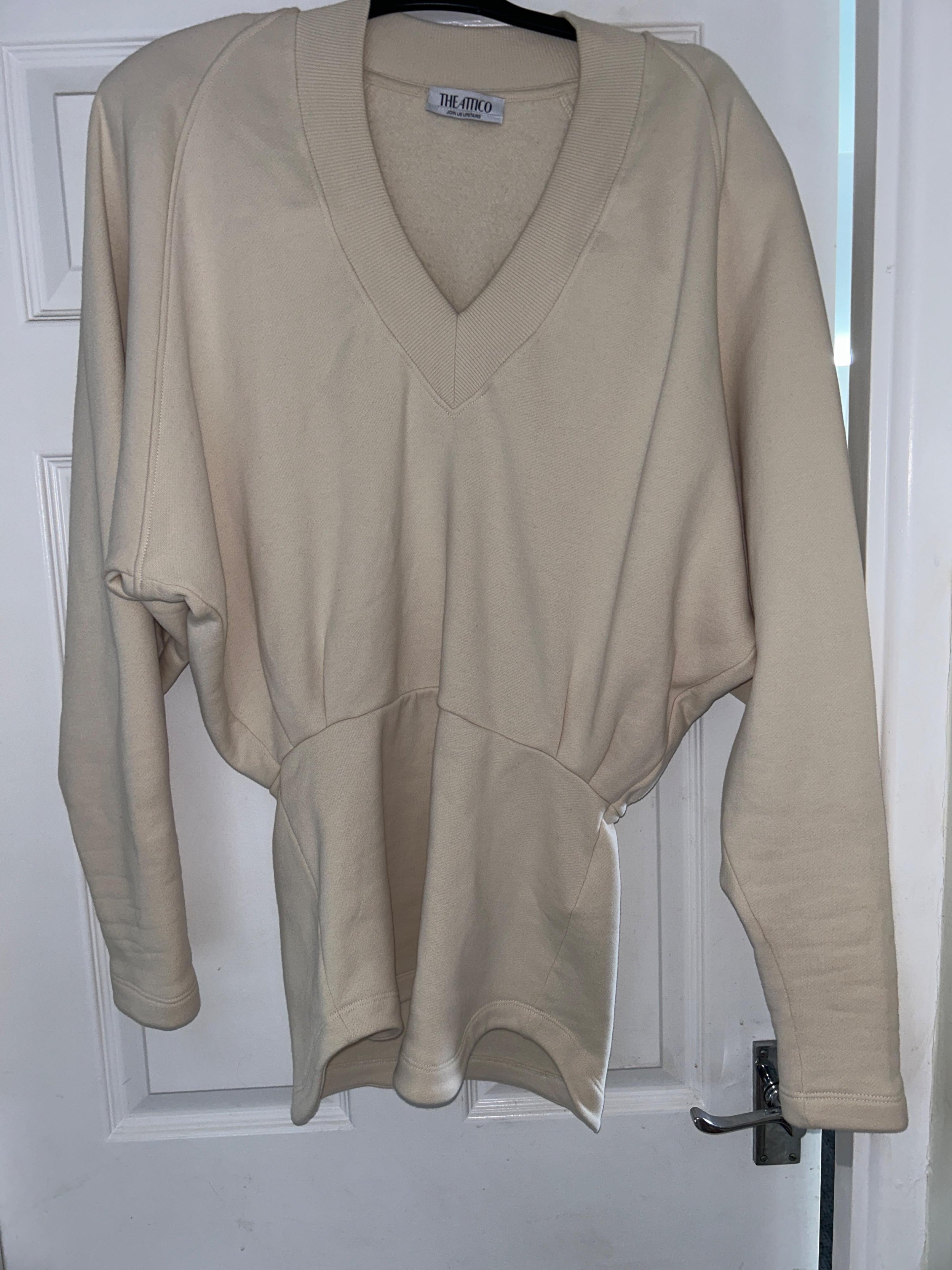 Gael cotton jersey sweatshirt dress