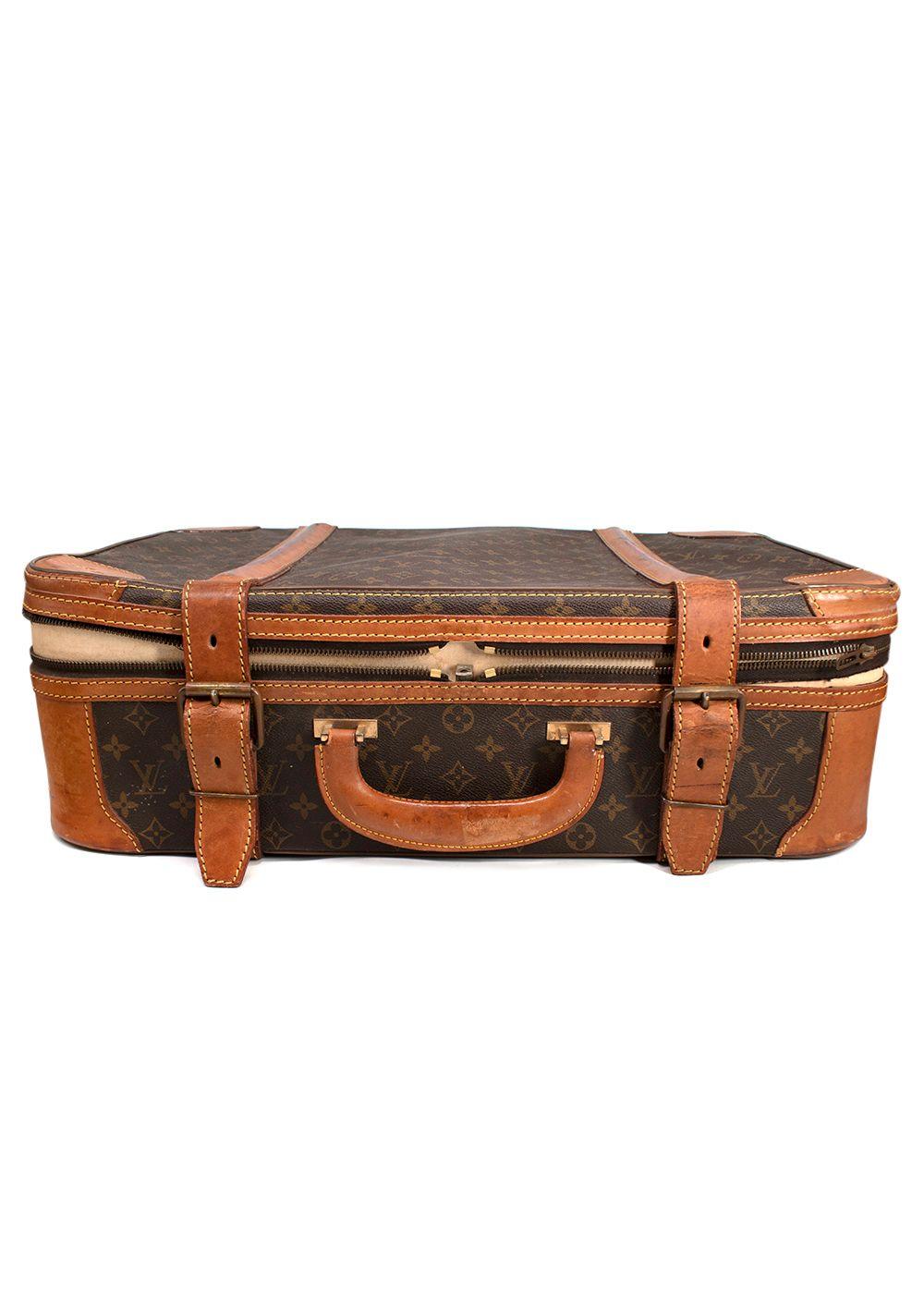 Louis Vuitton Vintage Brown Monogram Stratos Suitcase