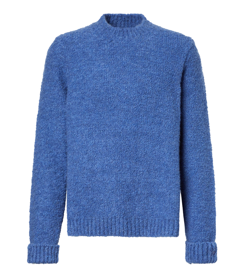 God's True Cashmere Cloud Sweater With Lapis Lazuli