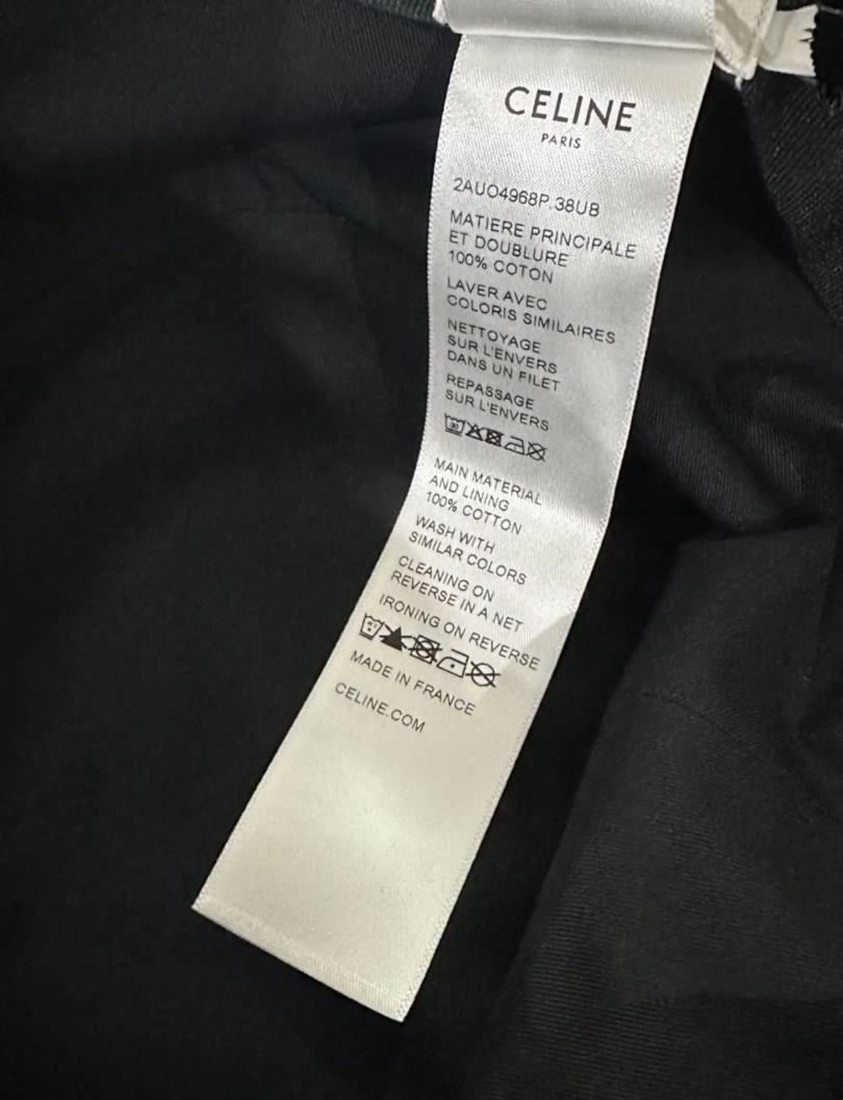 Celine Black Bucket hat