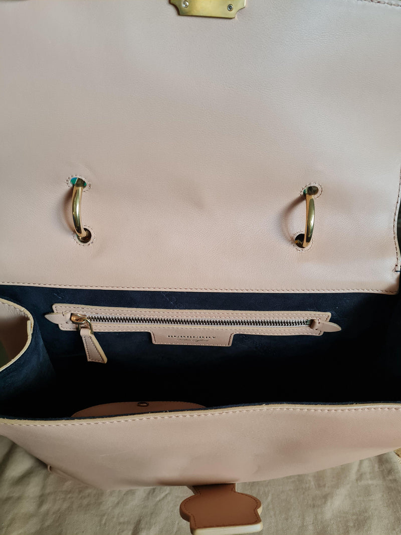 Burberry Caramel Large DK88 Top Handle Bag