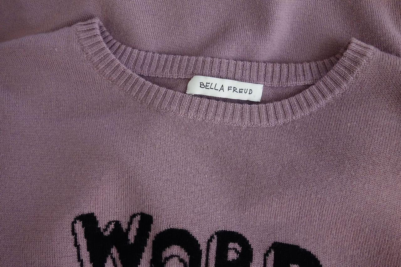 Purple Wool Word Jumper