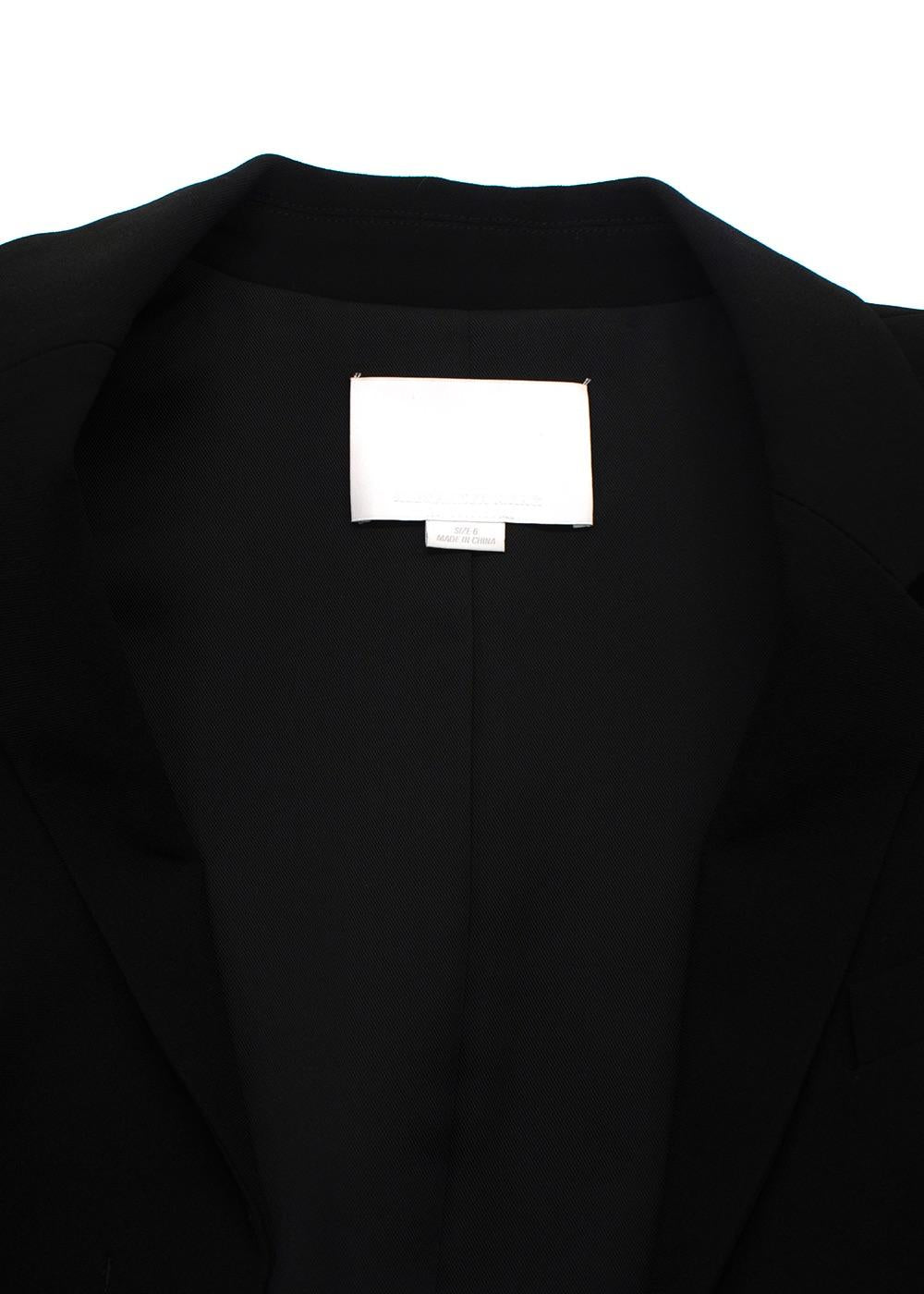 Alexander Wang Black Sleeveless Blazer Dress
