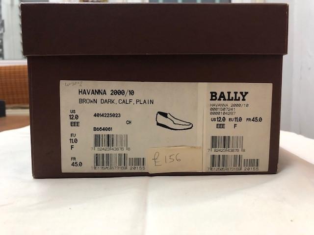 Bally Men's Brown Leather Loafers