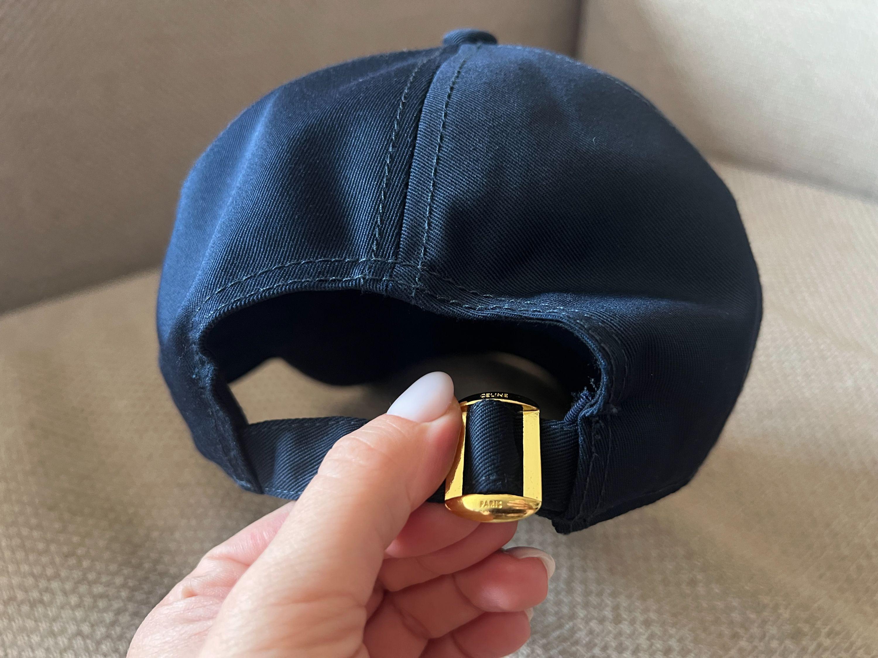 Celine Navy Blue Logo cap