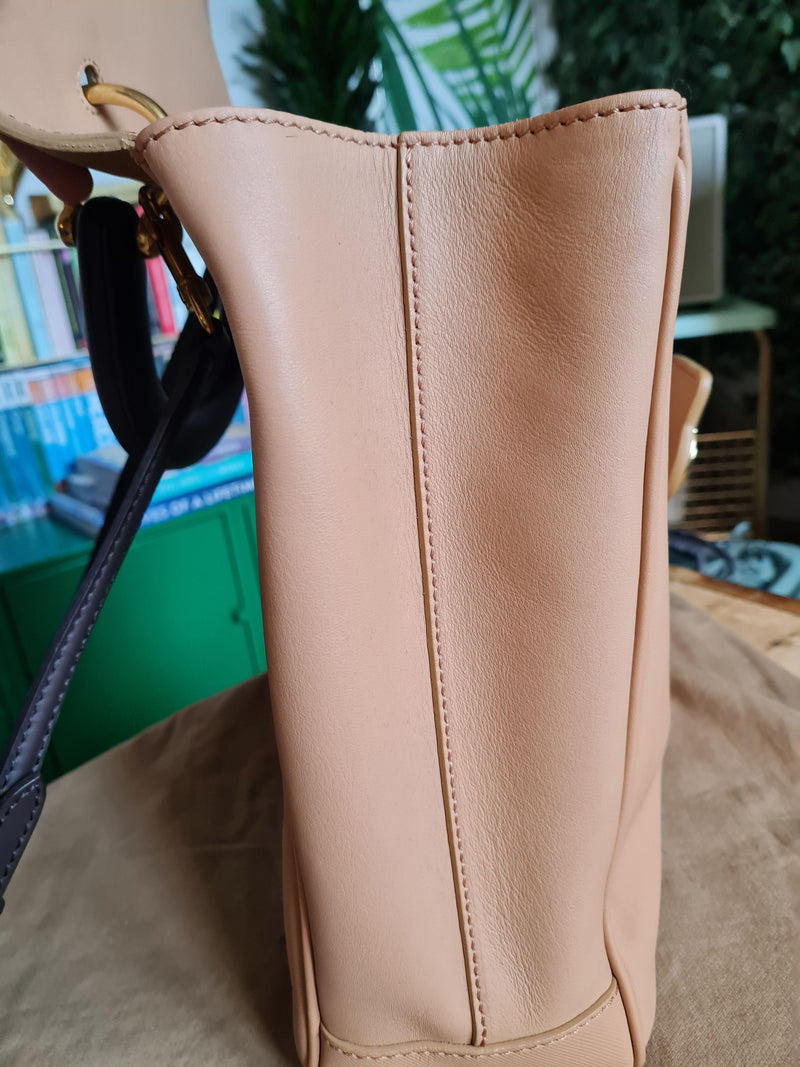 Burberry Caramel Large DK88 Top Handle Bag