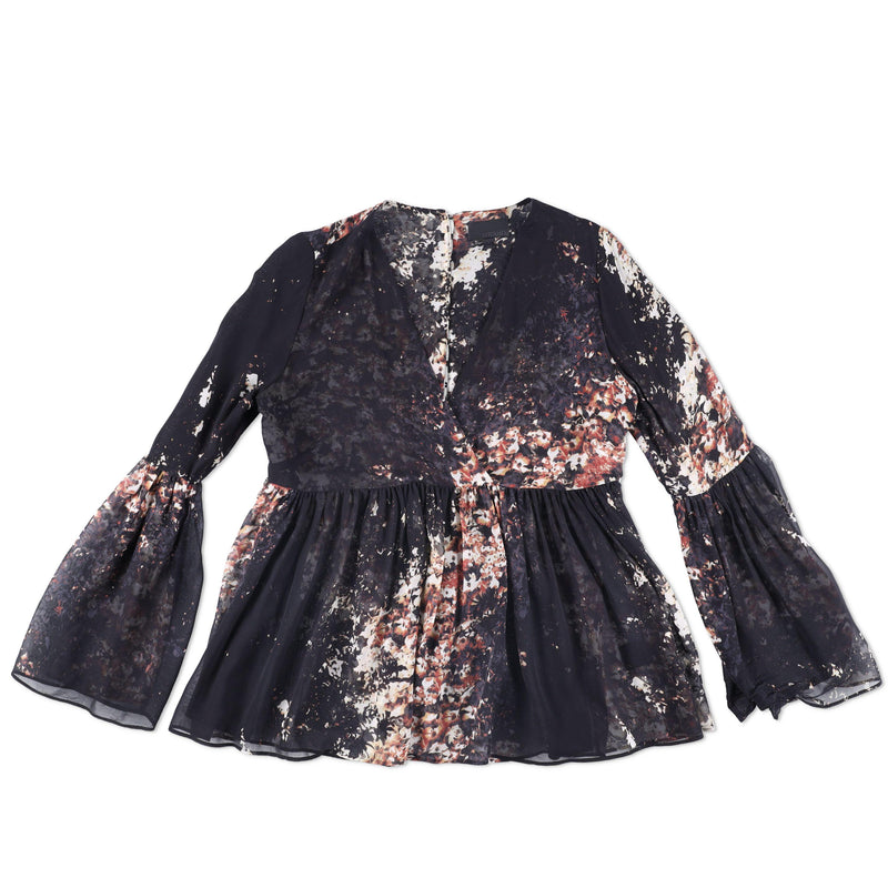 Intermix  Kenai Floral Babydoll Blouse