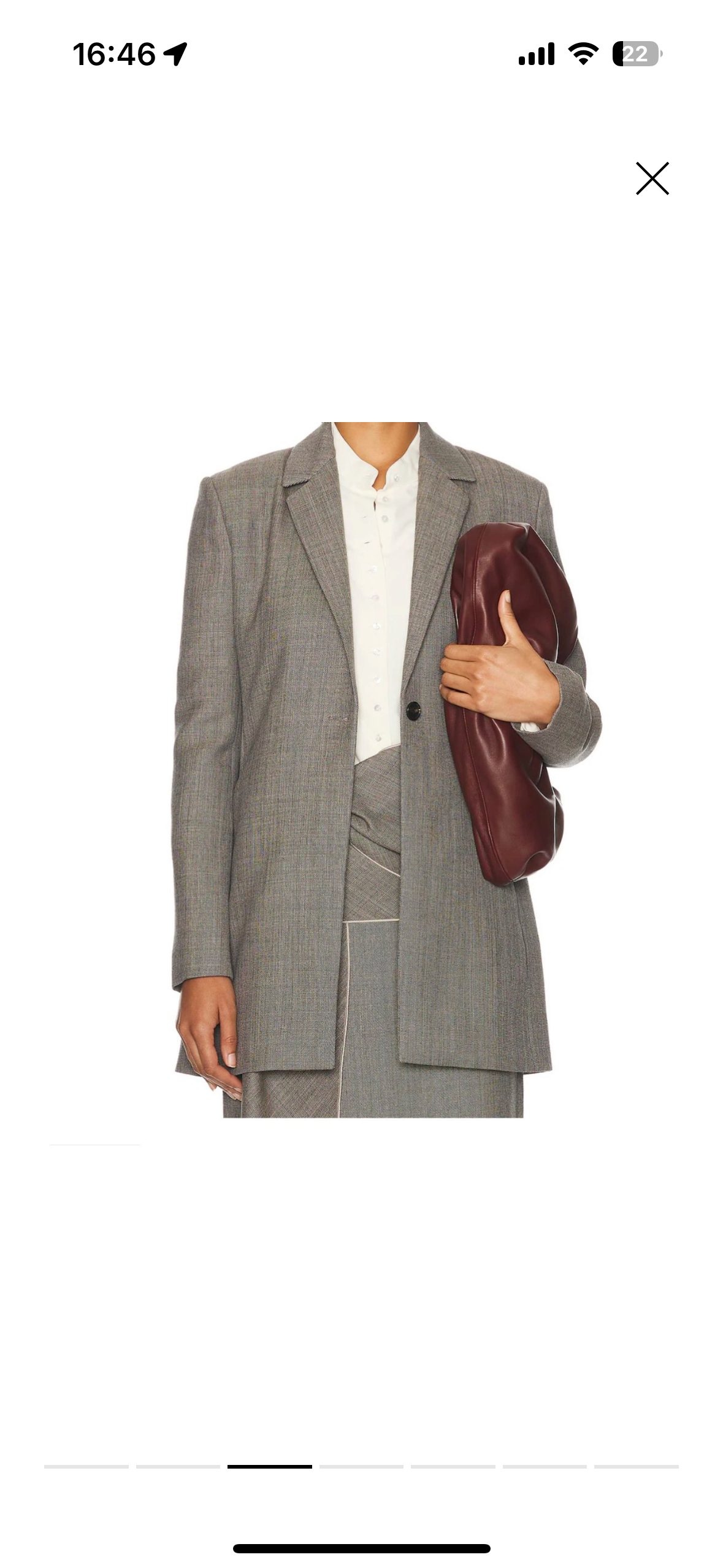 Wool And Silk Blend Enny Blazer