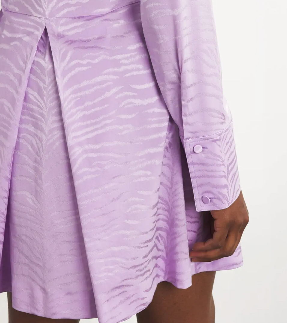 Stella McCartney Silk Tiger Print Mini Dress