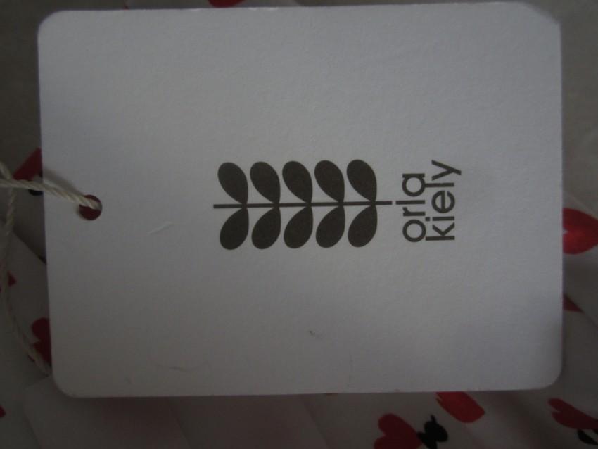 ORLA KIELY Poppy/Busy Bee Cropped Cotton Trousers