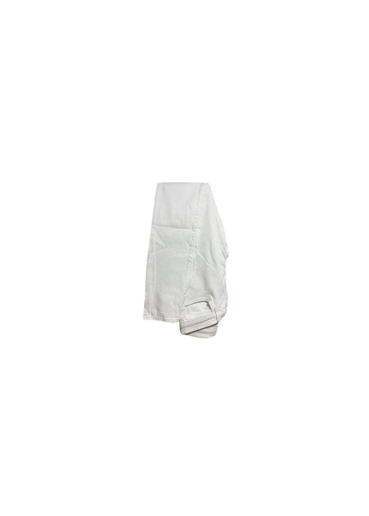 White stretch denim skinny jeans