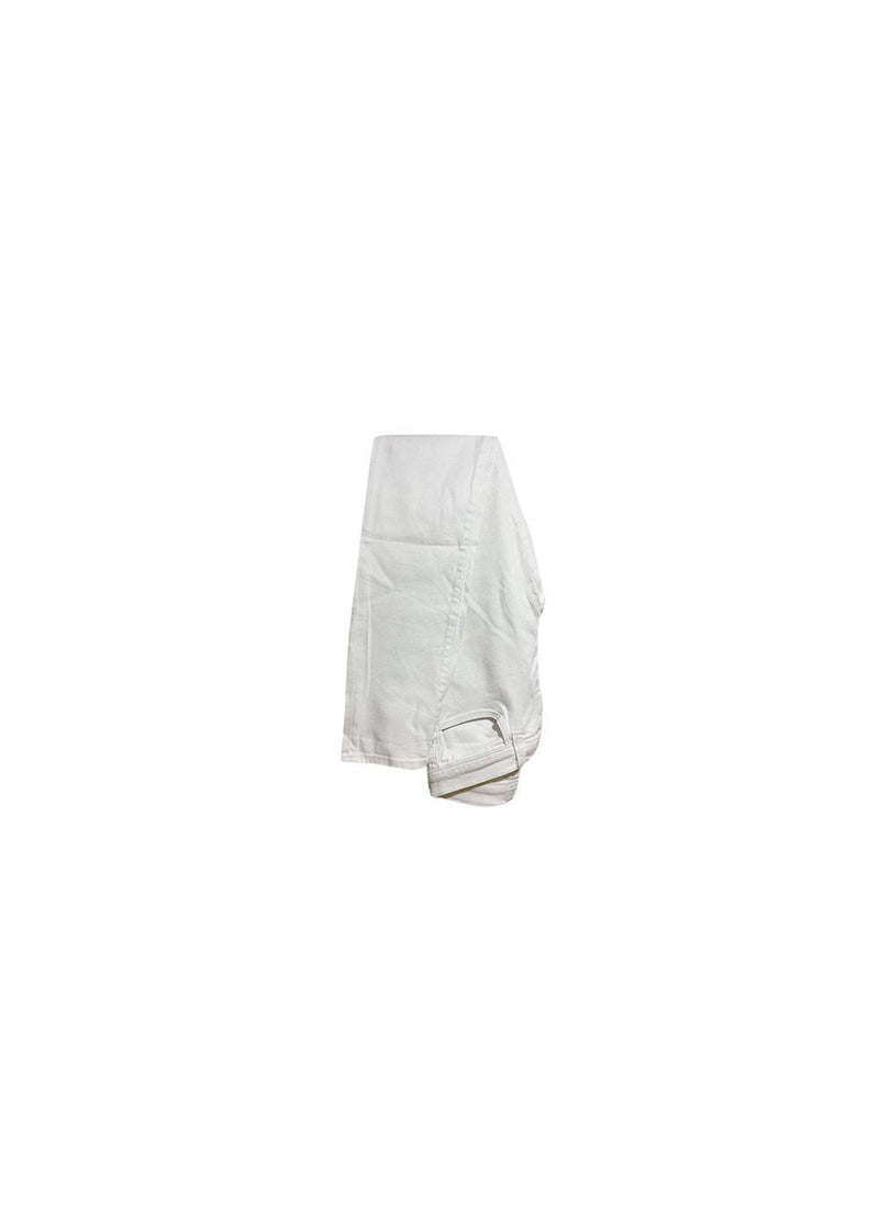White stretch denim skinny jeans