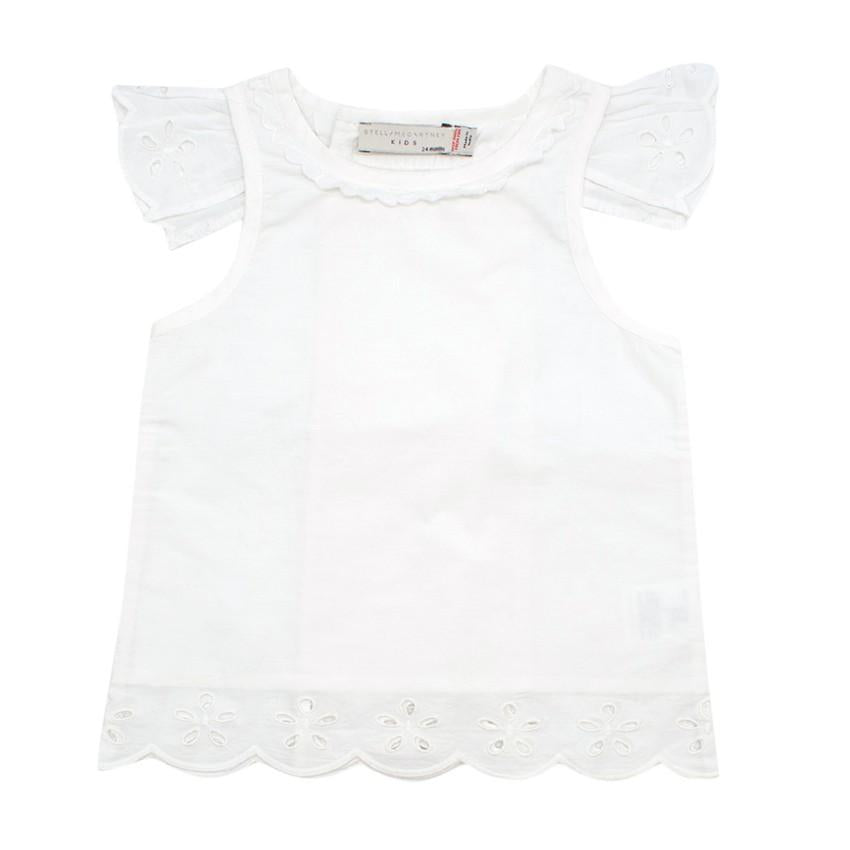 Stella McCartney Girls White Cotton Tunic