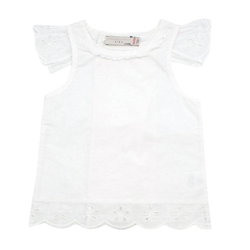 Stella McCartney Girls White Cotton Tunic