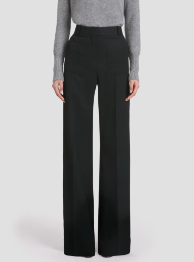 Victoria Beckham Alina Trouser In Black
