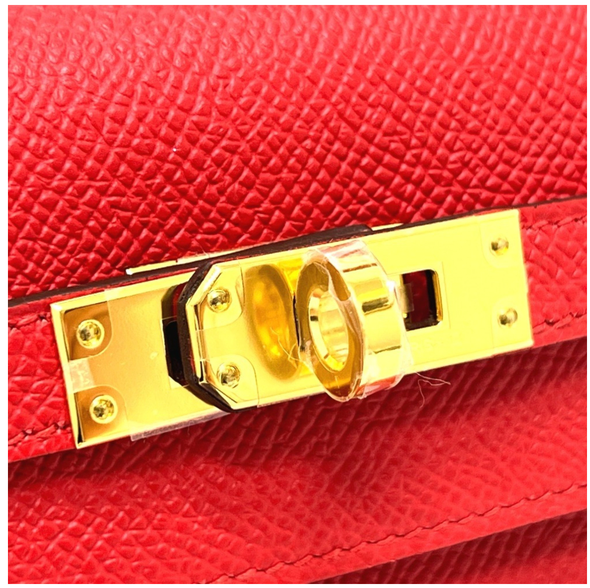 Hermès Red Kelly 25cms With Gold Hardware