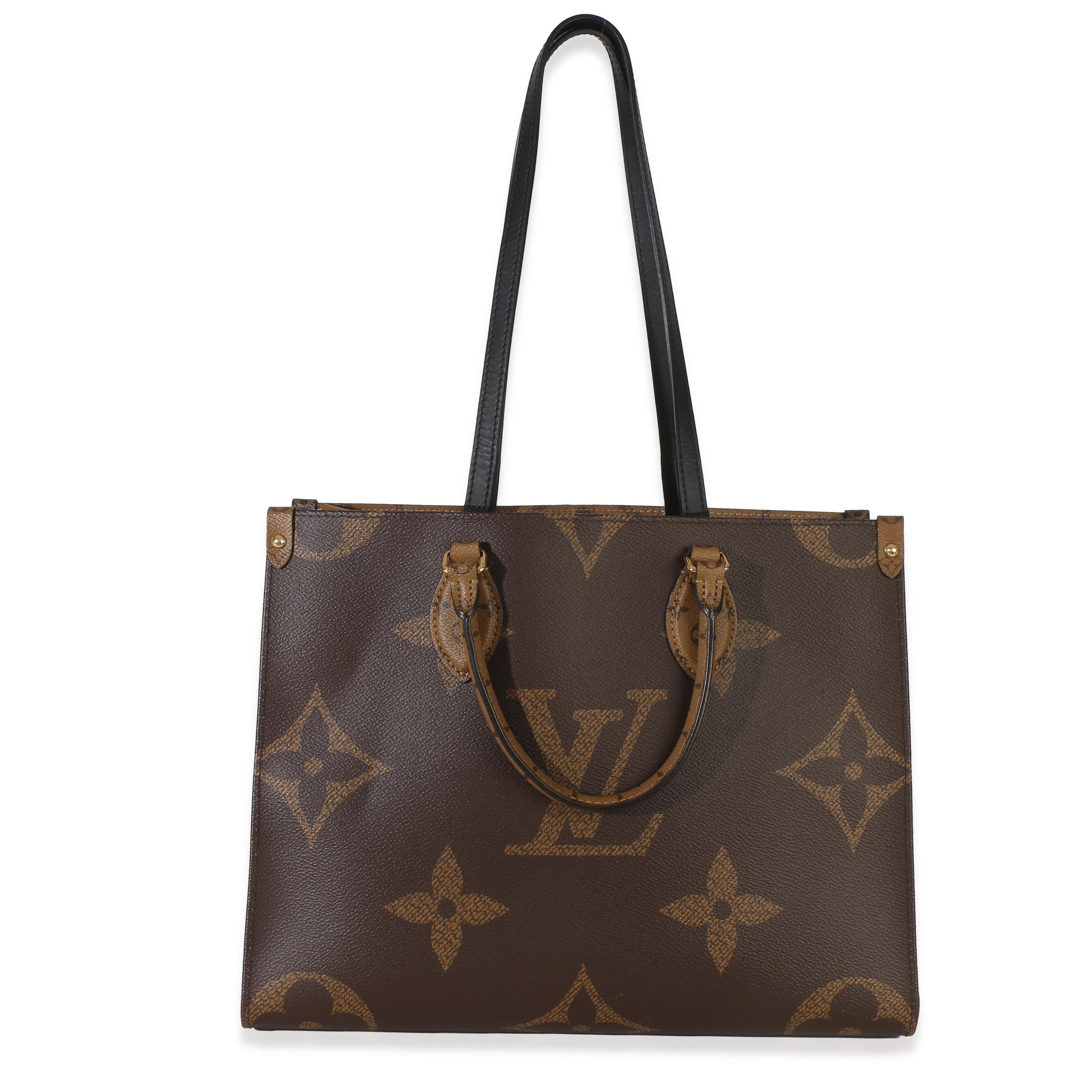 Louis Vuitton Coated Canvas Monogram Reverse  Onthego MM