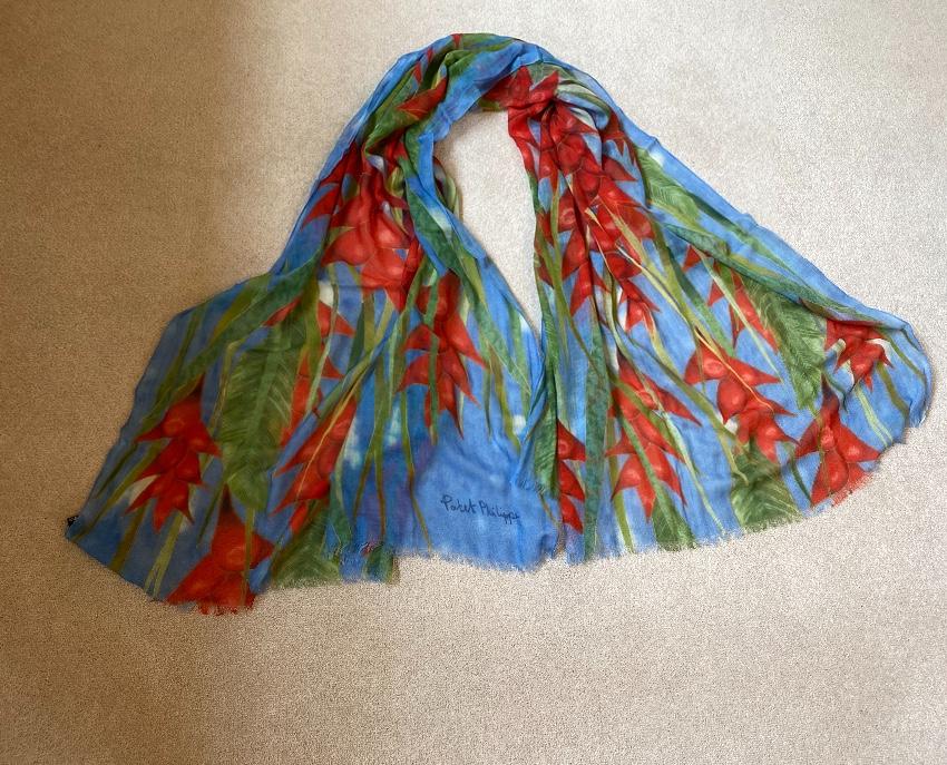 Patek Philippe Limited Edition Floral Print Cashmere Shawl