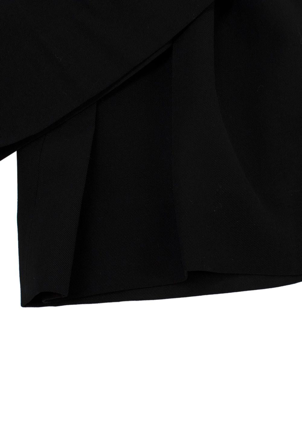 Petar Petrov Black Classic Wide Leg Trousers