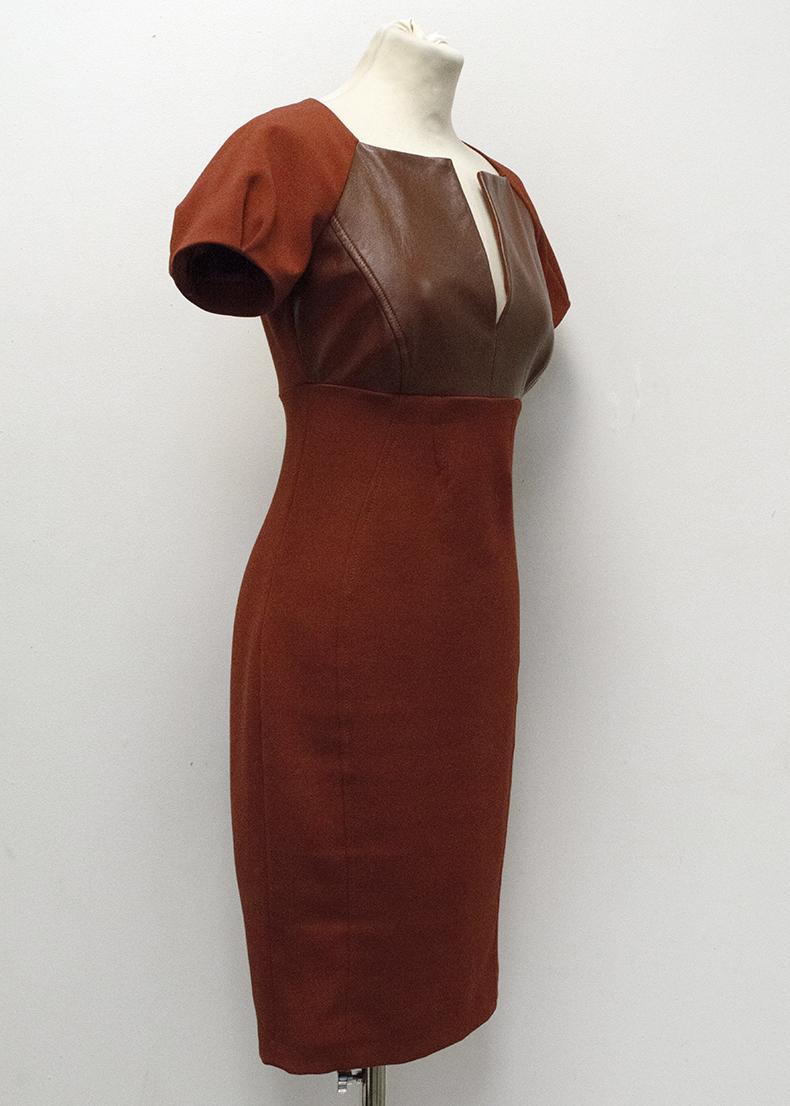 Pinko Burgundy Detail Dress
