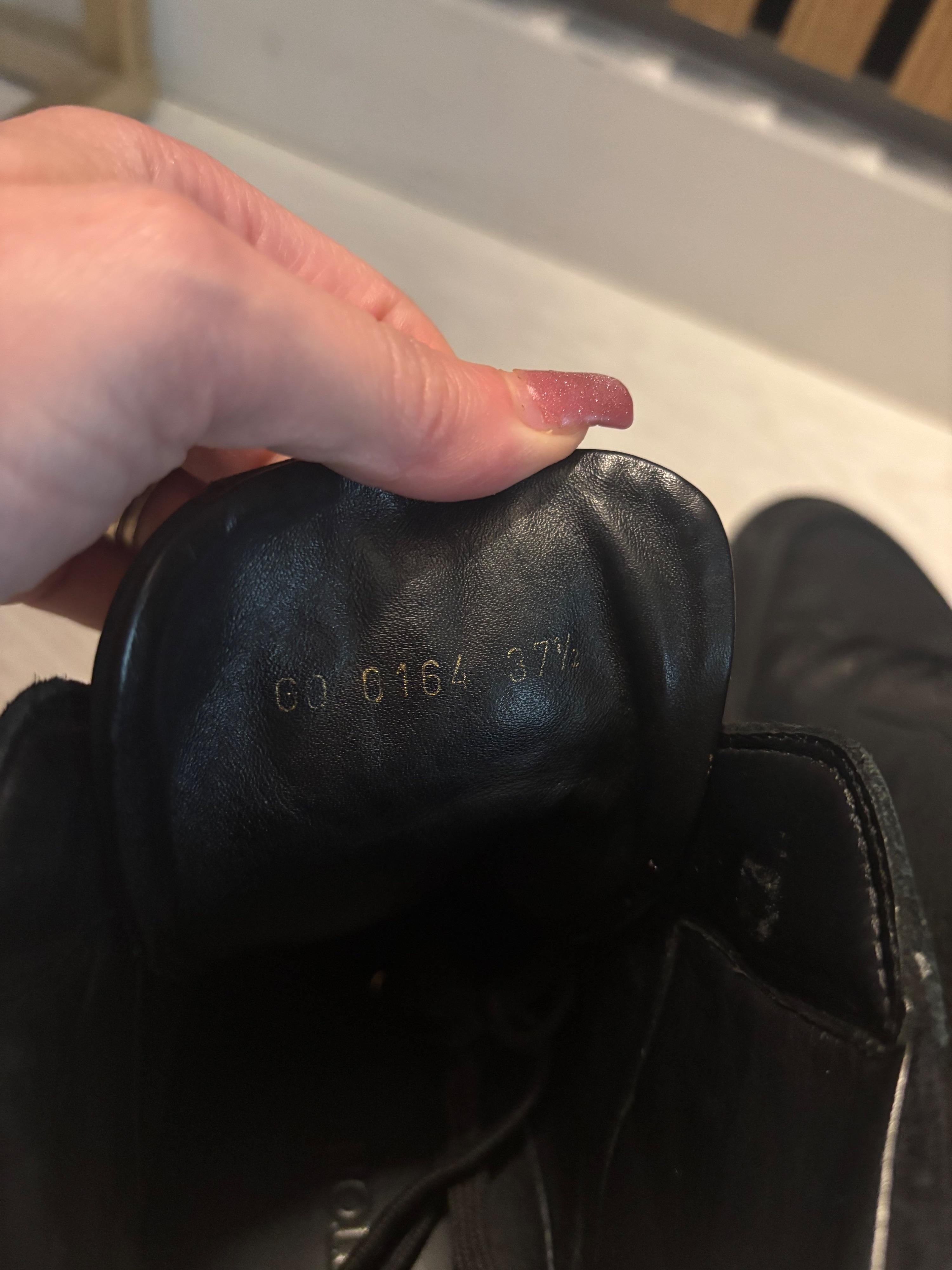 Louis Vuitton Black Monogram Ankle Boots