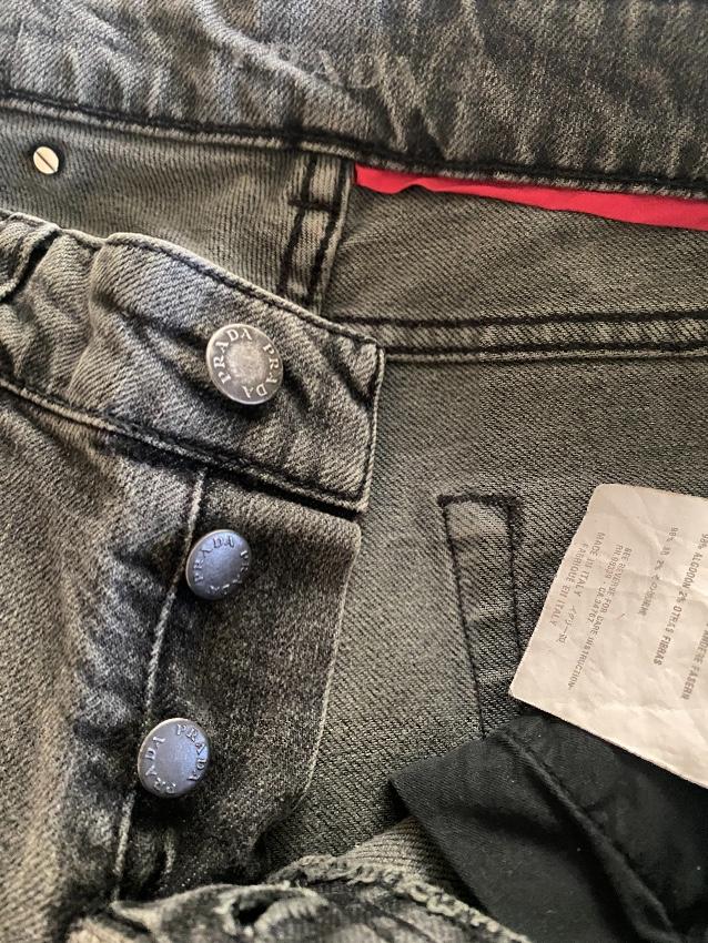 Prada Grey Tapered Leg Jeans